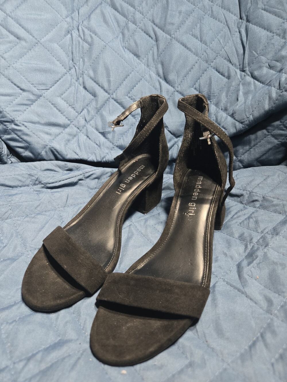 Madden Girl Women's Bella Heeled Sandal Black Size 6
